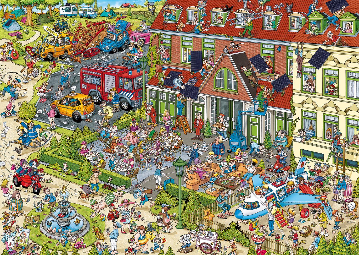 Ravensburger Ray's Comic Series The Hotel Jigsaw Puzzle (1000 Pieces) DAMAGED BOX