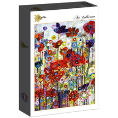 Grafika Sally Rich - Poppies Jigsaw Puzzle (1000 Pieces)