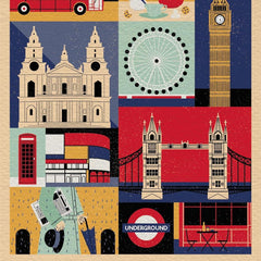 Clementoni Style In The City London Jigsaw Puzzle (1000 Pieces)