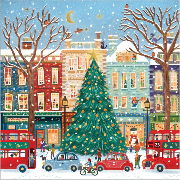 Galison Tinsel City Foil Jigsaw Puzzle (500 Pieces)
