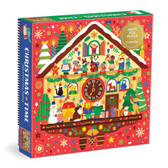 Galison Christmas Time Foil Jigsaw Puzzle (500 Pieces)