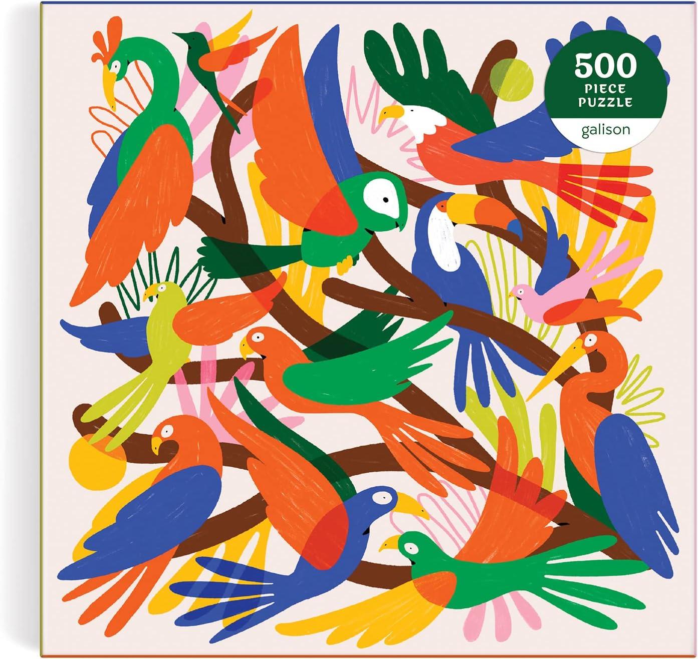 Galison Chromatic Birds Jigsaw Puzzle (500 Pieces)