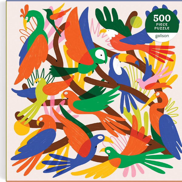 Galison Chromatic Birds Jigsaw Puzzle (500 Pieces)