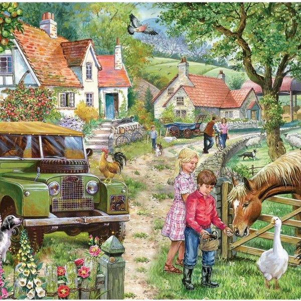 House of Puzzles Orchard Farm Jigsaw Puzzle (1000 Pieces) DAMAGED BOX