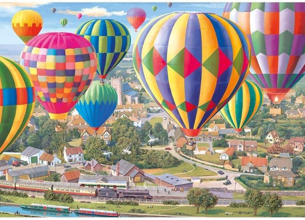 Otter House Balloon Flight Jigsaw Puzzle (500 Extra Large XL Pieces)