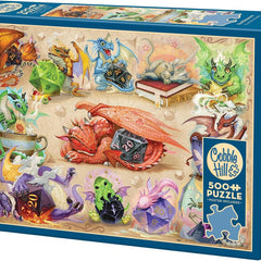 Cobble Hill D20 Dragons Jigsaw Puzzle (500 XL Pieces)