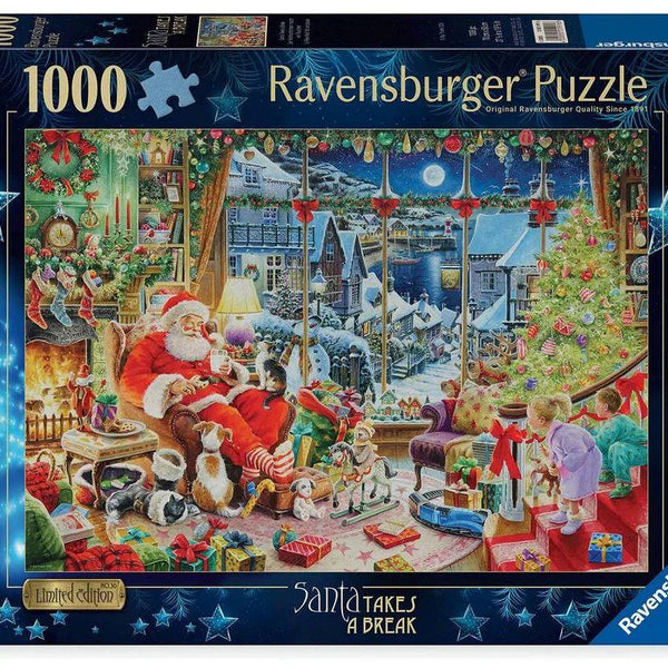 Ravensburger Christmas Limited Edition No.30 - Santa Takes A Break Jigsaw Puzzle (1000 Pieces)