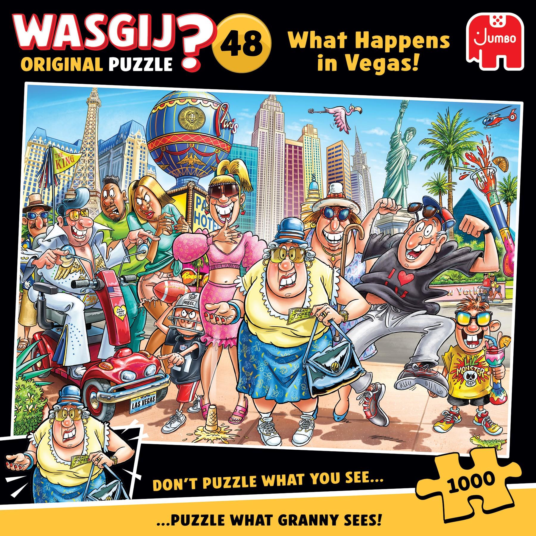 Wasgij Original 48 What Happens in Vegas! Jigsaw Puzzle (1000 Pieces)