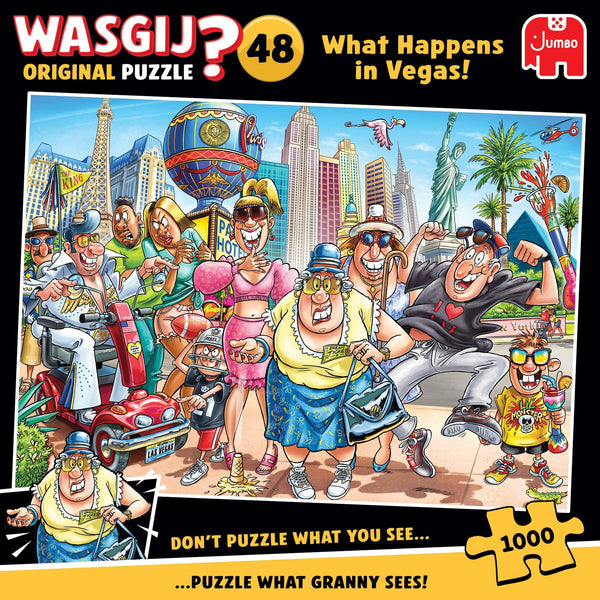 Wasgij Original 48 What Happens in Vegas! Jigsaw Puzzle (1000 Pieces)