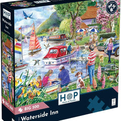 House of Puzzles Waterside Inn BIG Jigsaw Puzzle (500 XL)