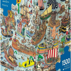 Heye Triangular Regatta, Adolfsson Jigsaw Puzzle (1500 Pieces)