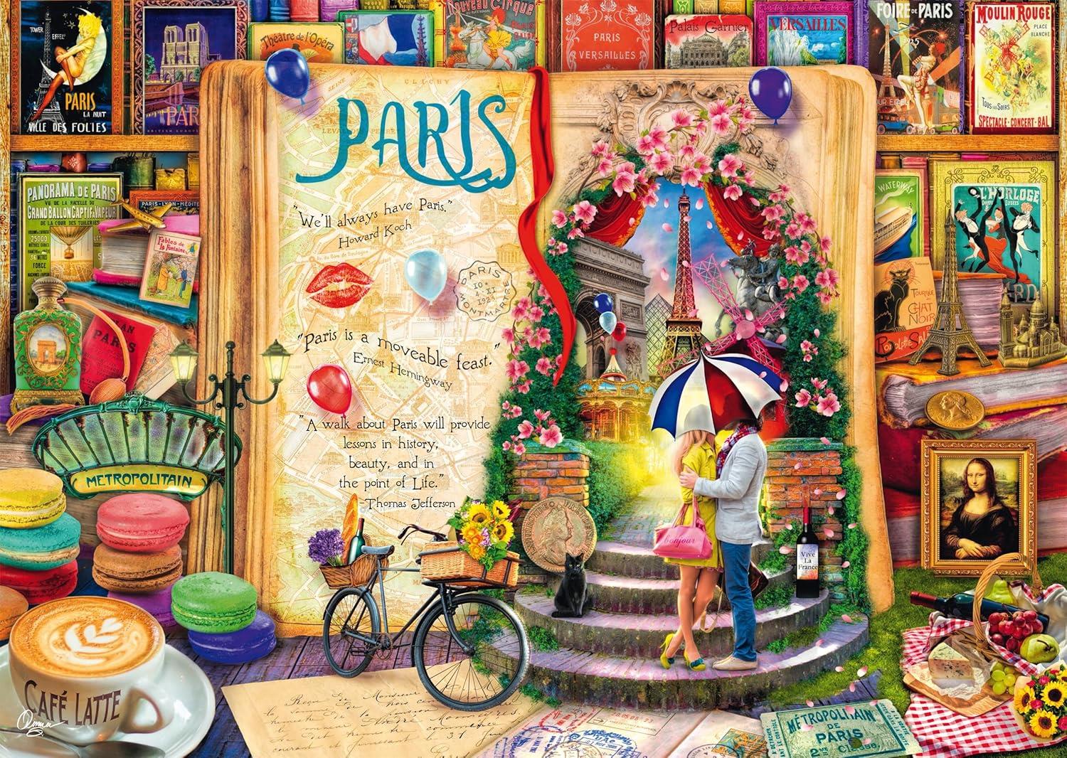 Schmidt Aimee Stewart Memories of Paris Jigsaw Puzzle (1000 Pieces)