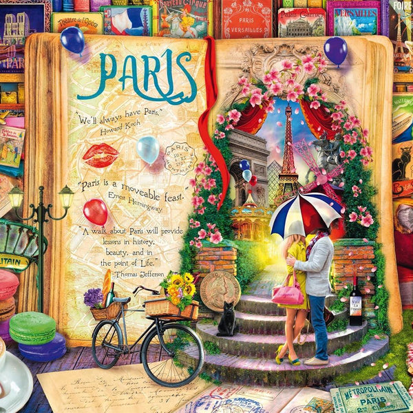 Schmidt Aimee Stewart Memories of Paris Jigsaw Puzzle (1000 Pieces)