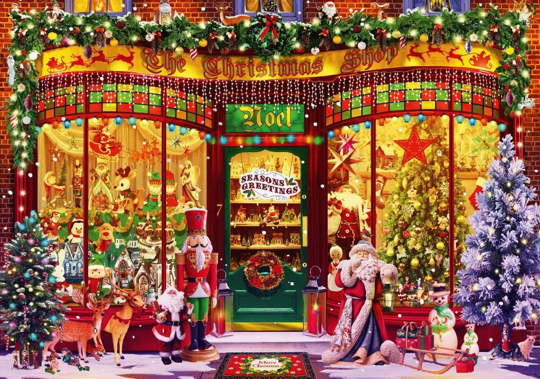Bluebird Festive Shop Jigsaw Puzzle (2000 Pieces)