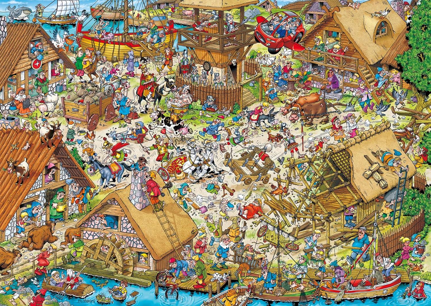 Ravensburger Ray's Comic Series - Time Travel No. 1 Classic Era Jigsaw Puzzle (1000 Pieces)
