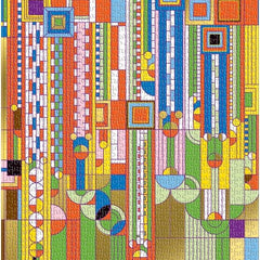 Galison Saguaro Cactus And Forms,  Frank Lloyd Wright Foil Stamped Jigsaw Puzzle (1000 Pieces) DAMAGED BOX