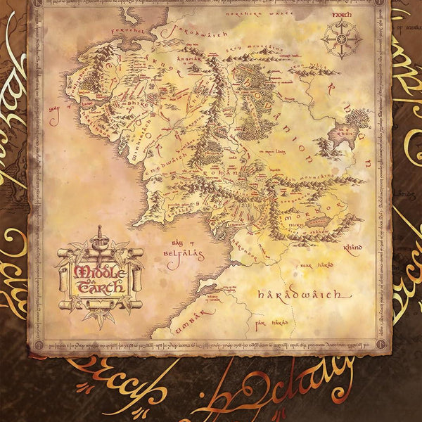 Schmidt The Lord of the Rings: Middle Earth Jigsaw Puzzle (1000 Pieces) DAMAGED BOX