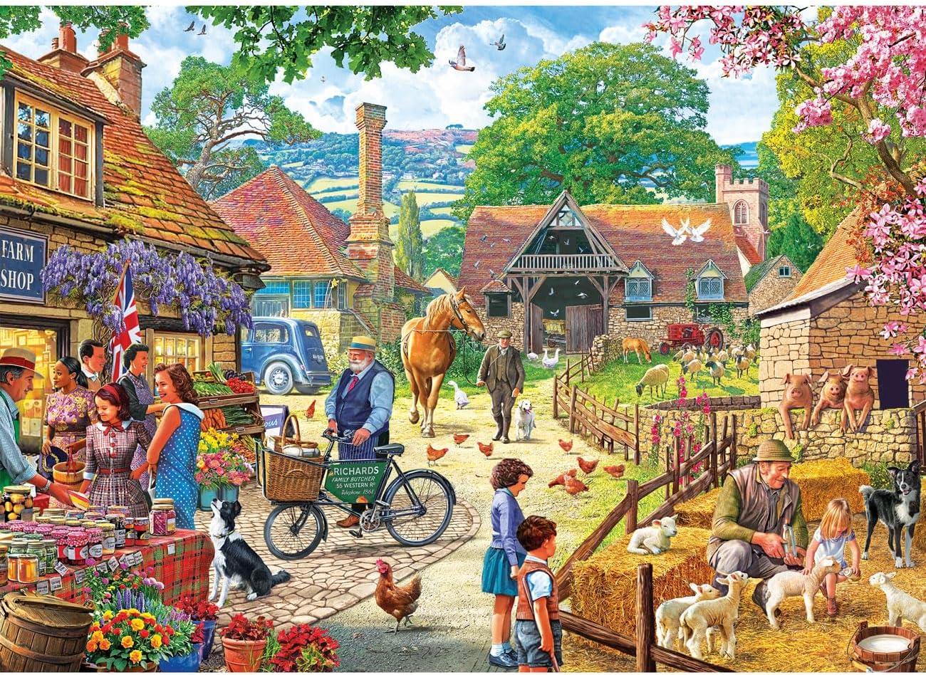 Gibsons The Farm Shop Jigsaw Puzzle (1000 Pieces)