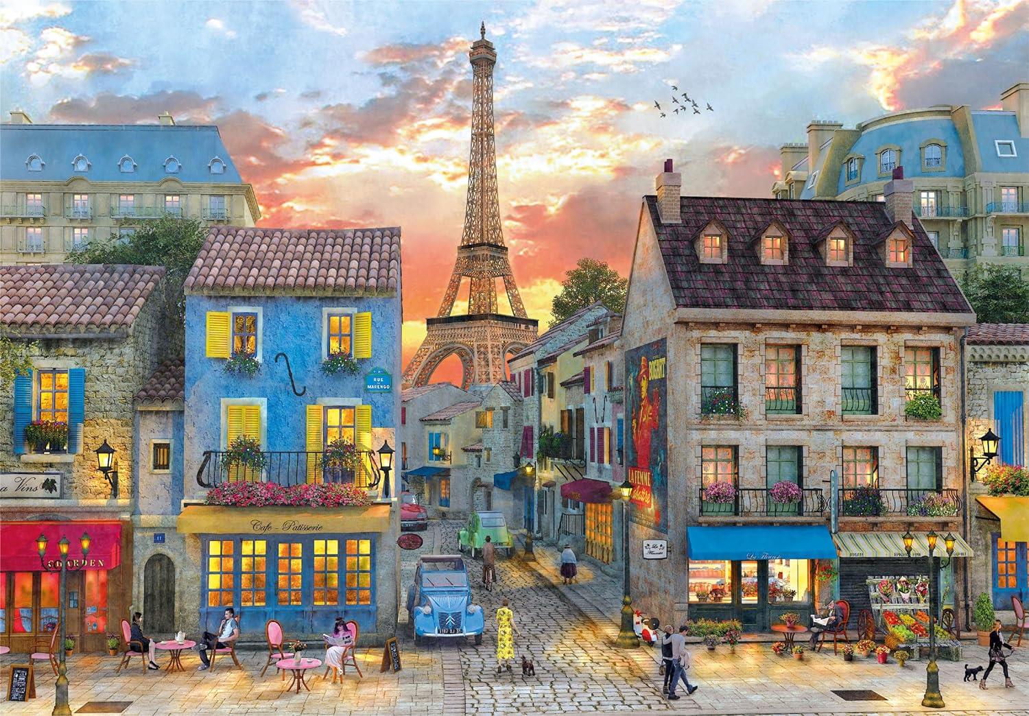 Clementoni Streets Of Paris Jigsaw Puzzle (1000 Pieces)