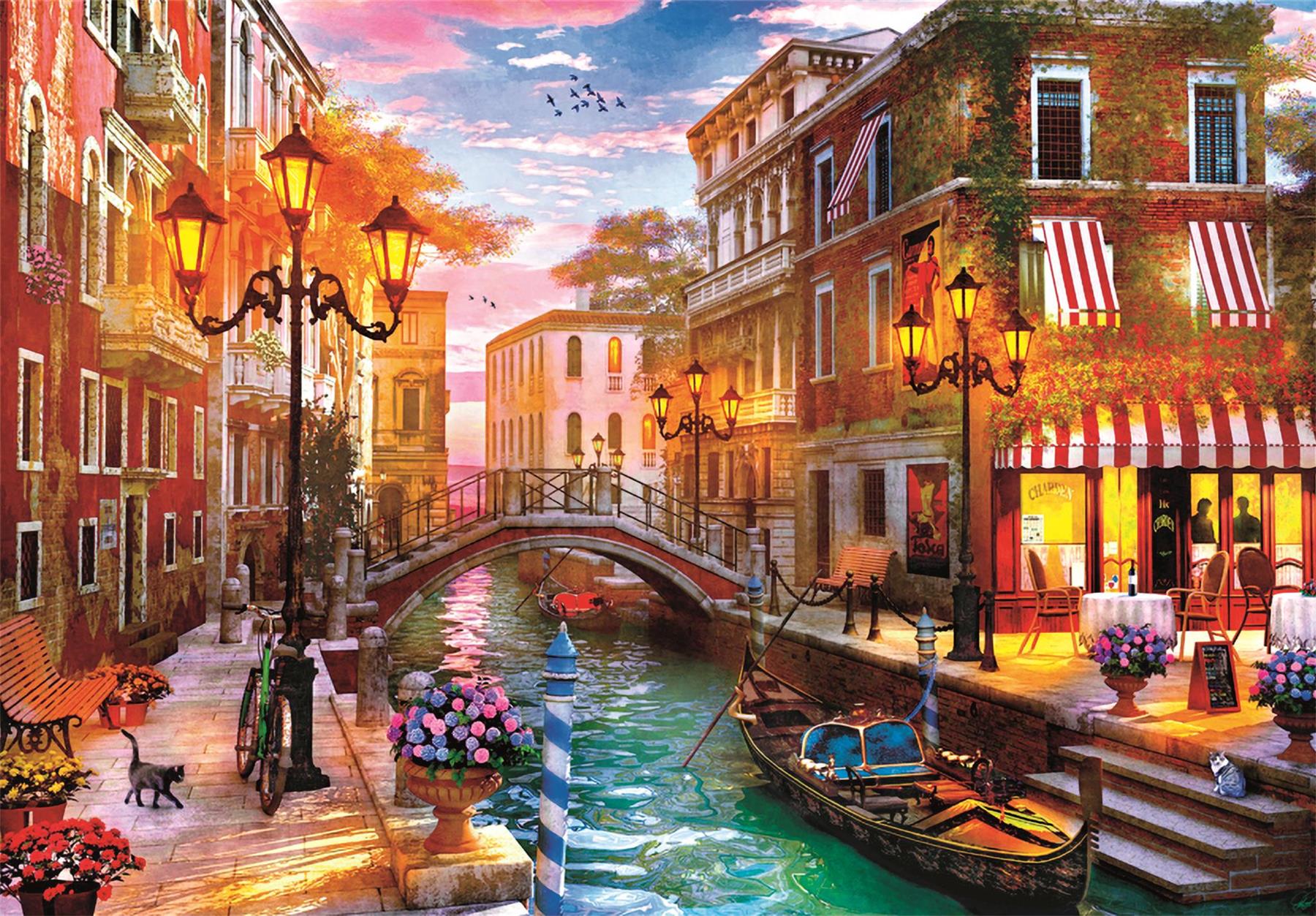 Clementoni Sunset Over Venice Jigsaw Puzzle (500 Pieces)