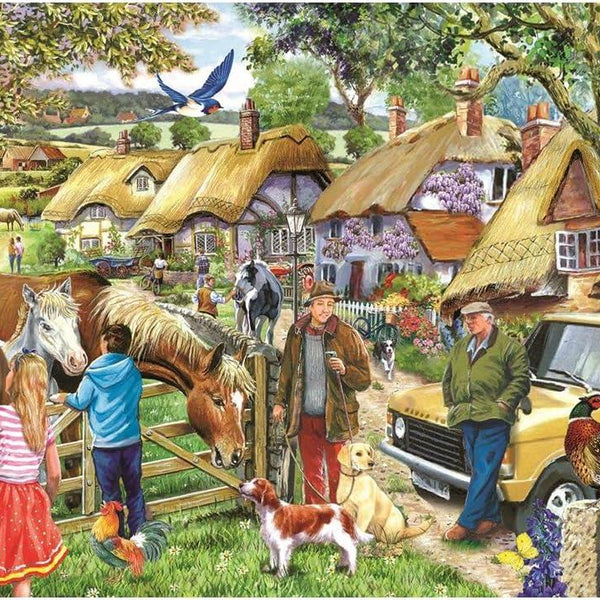 House of Puzzles Horses & Hounds Jigsaw Puzzle (Big 500 XL Pieces)
