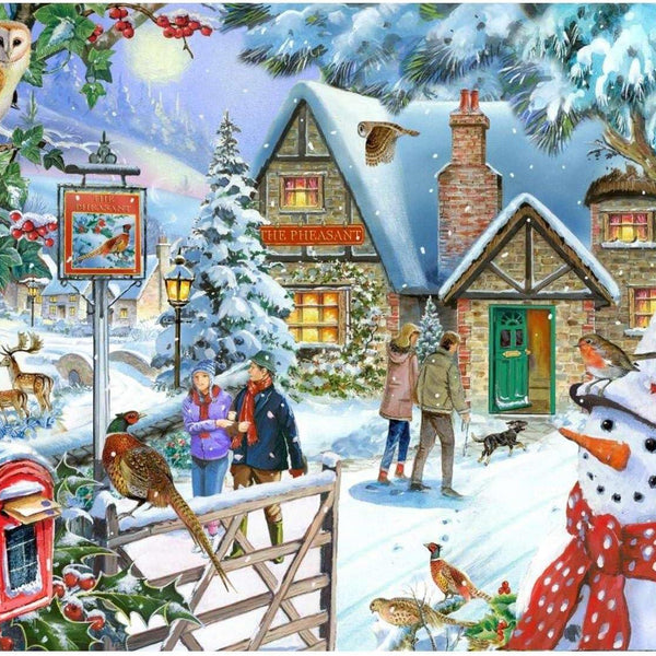 House of Puzzles Snowman's View Jigsaw Puzzle (1000 Pieces)