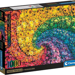 Clementoni Whirl Colorboom Jigsaw Puzzle (1000 Pieces) DAMAGED B OX