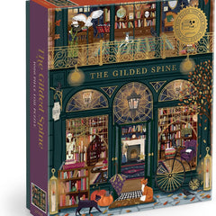 Galison The Gilded Spine Foil Jigsaw Puzzle (1000 Pieces)