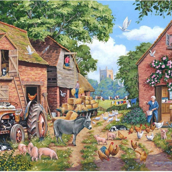House of Puzzles No.24 Farm Focus Jigsaw Puzzle (1000 Pieces)