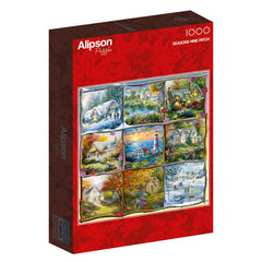 Alipson Seasons Nine Patch Jigsaw Puzzle (1000 Pieces)