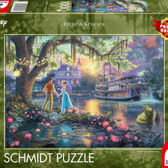 Schmidt Kinkade Disney The Princess and the Frog Jigsaw Puzzle (1000 Pieces)