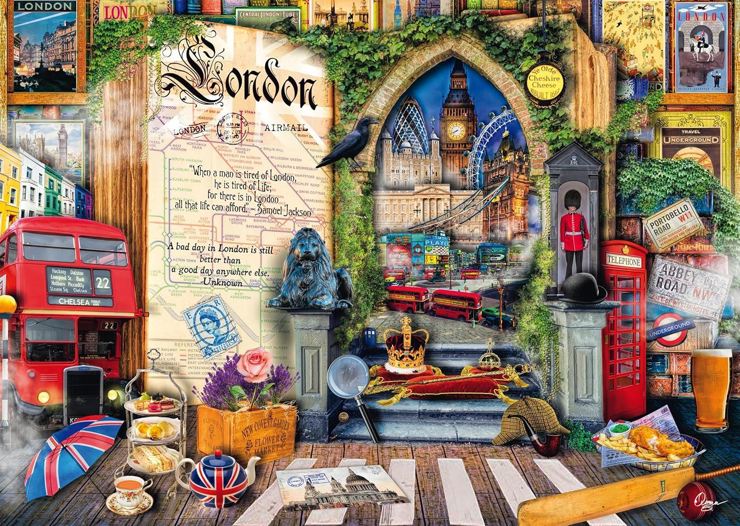 Schmidt Aimee Stewart Memories of London Jigsaw Puzzle (1000 Pieces)