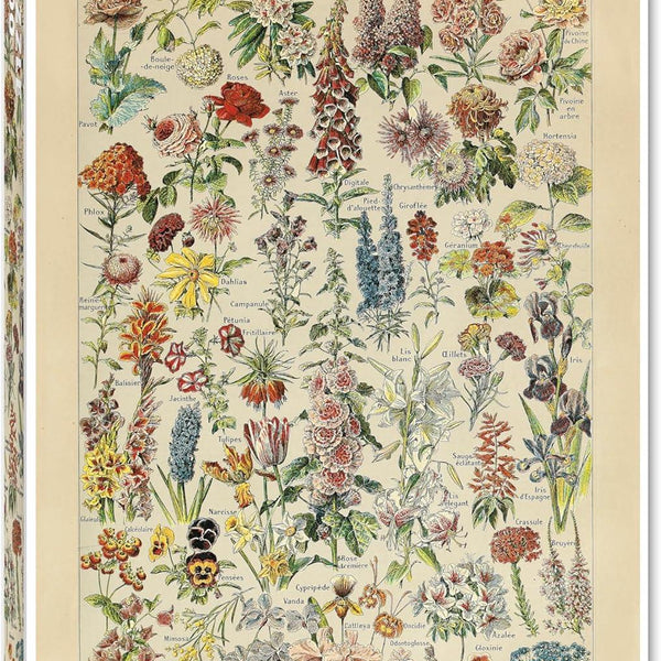 Piatnik Fleurs, Adolphe Millot  Jigsaw Puzzle (1000 Pieces)