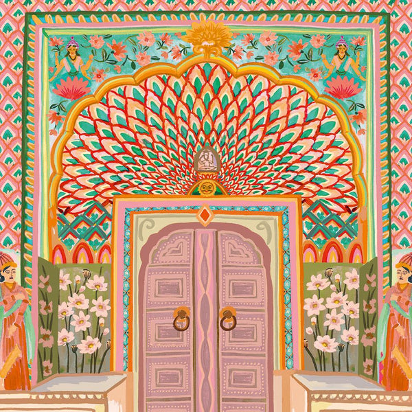 Pieces & Peace Lotus Gate Jigsaw Puzzle (500 Pieces)