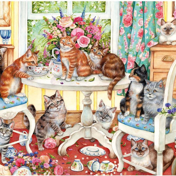 Gibsons Tails from the Tea Party Jigsaw Puzzle (500 Pieces)