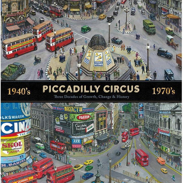 Gibsons Piccadilly Circus Through the Decades Jigsaw Puzzle (1000 Pieces)