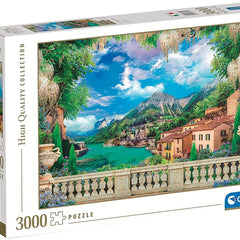 Clementoni Lush Terrace On Lake Jigsaw Puzzle (3000 Pieces)