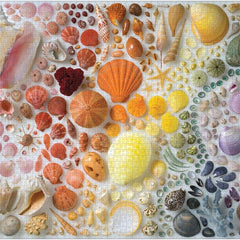 Galison Rainbow Seashells Jigsaw Puzzle (2000 Pieces)