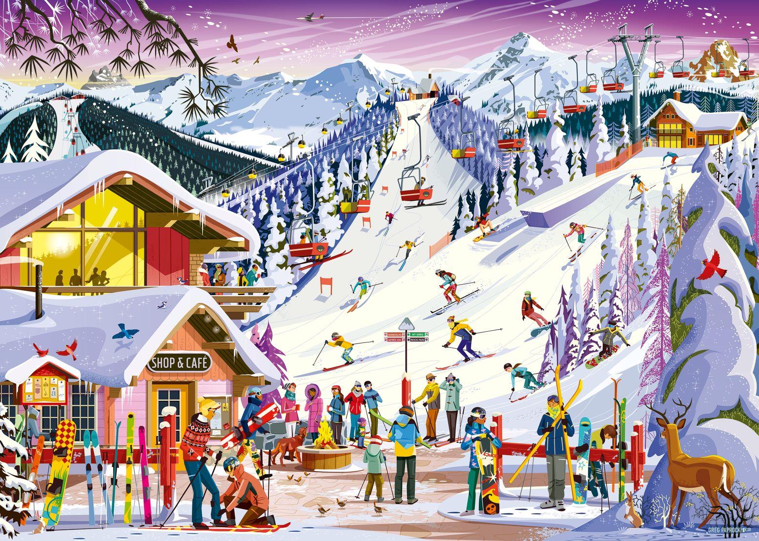 Ravensburger Slopeside Spirit Jigsaw Puzzle (1000 Pieces)