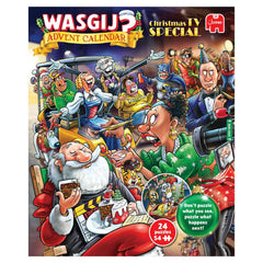 Wasgij Advent Calendar Christmas TV Special! Jigsaw Puzzles (24 x 54 Pieces)