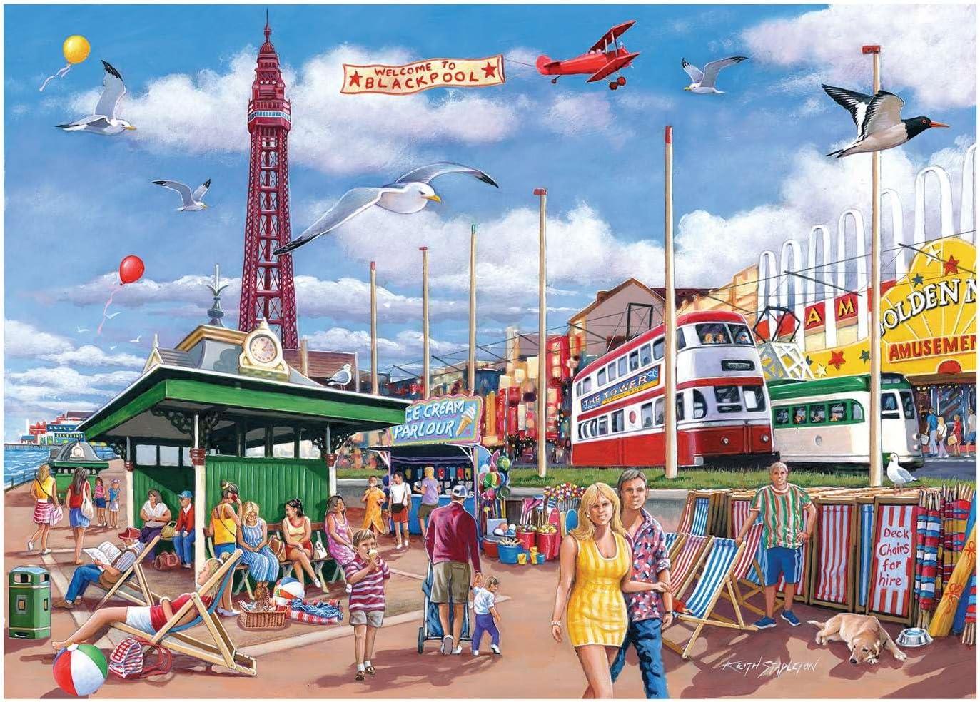 House of Puzzles Blackpool  Jigsaw Puzzle (Big 500 XL Pieces)