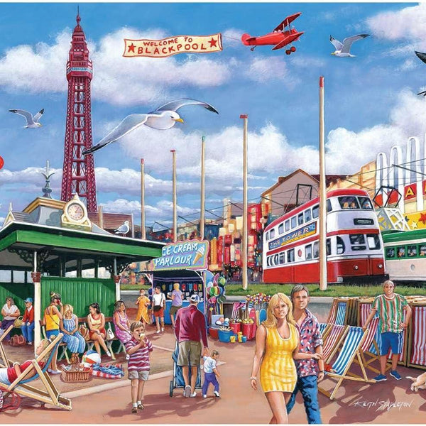 House of Puzzles Blackpool  Jigsaw Puzzle (Big 500 XL Pieces)