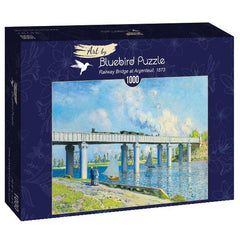 Bluebird Art Monet - Railway Bridge at Argenteuil Jigsaw Puzzle (1000 Pieces)