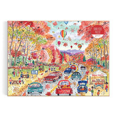 Galison Michael Storrings Leaf Peeping Jigsaw Puzzle (1000 Pieces) DAMAGED BOX