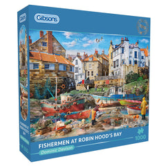 Gibsons Fishermen at Robin Hood's Bay Jigsaw Puzzle (1000 Pieces)