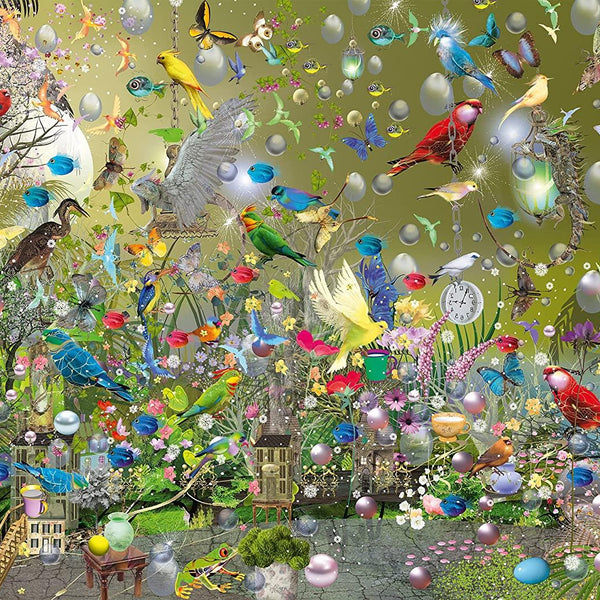 Schmidt Ilona Reny A Parrot Jungle  Jigsaw Puzzle (1000 Pieces) DAMAGED  BOX