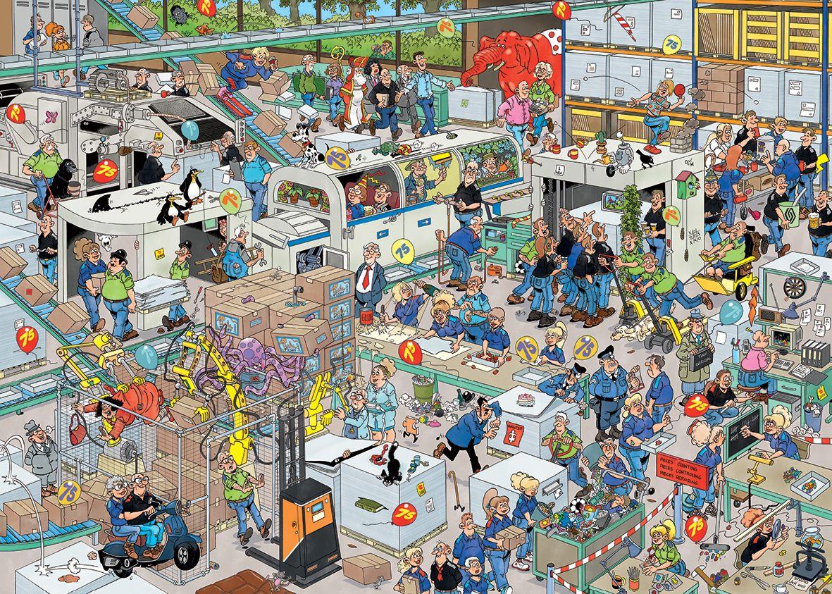 Jan Van Haasteren Puzzle Works Jigsaw Puzzle (1000 Pieces) - DUE MID DECEMBER 2025