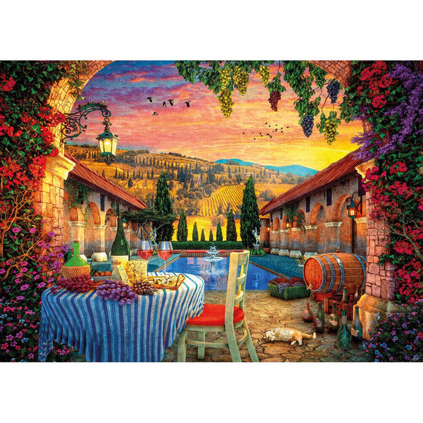 Gibsons Tuscany Sunset Jigsaw Puzzle (1000 Pieces) DAMAGED BOX