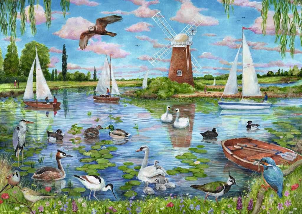 Ravensburger Life along the Broads Jigsaw Puzzle (1000 Pieces)