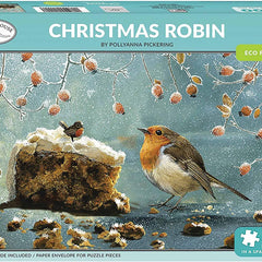 Otter House Christmas Robin Jigsaw Puzzle (500 Pieces)